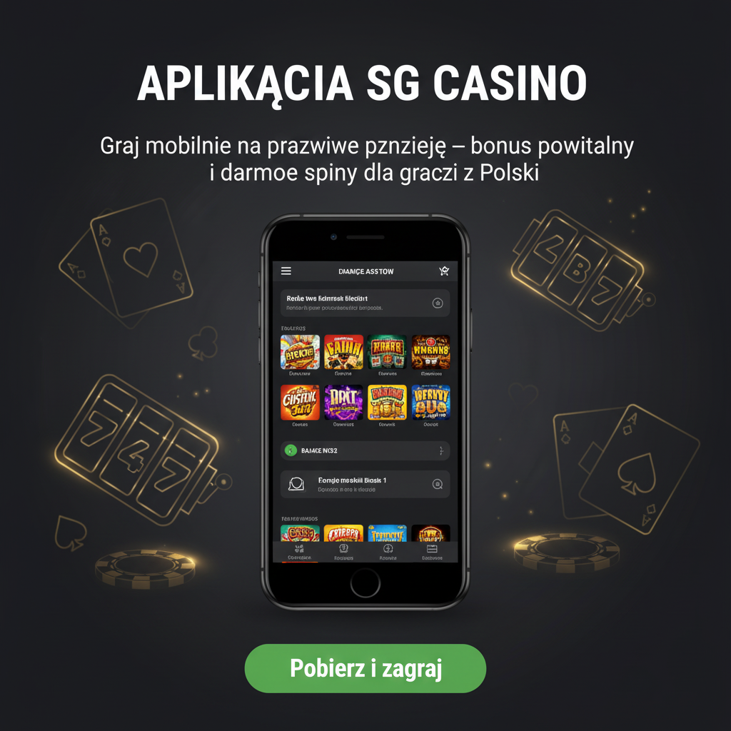 Aplikacja mobilna SG Casino